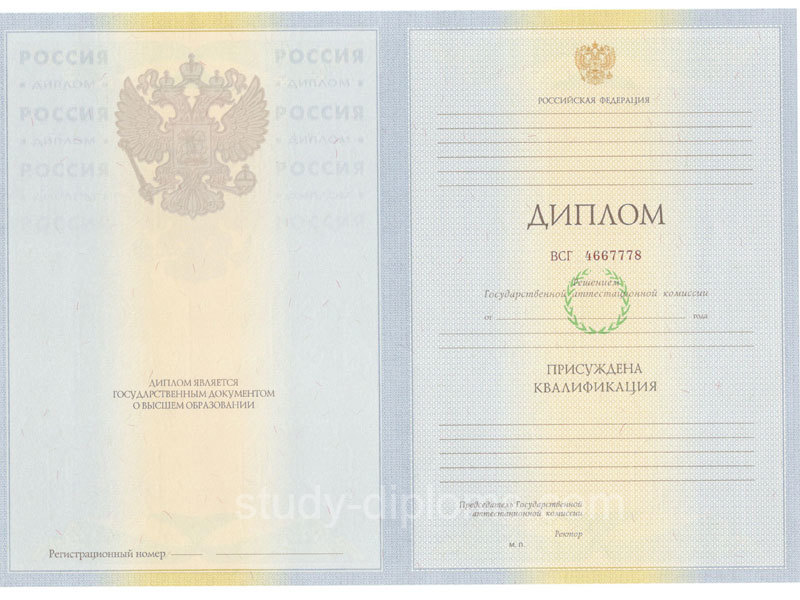 Купить Диплом специалиста с приложением образца 2010-2011 годов Купить Диплом специалиста с приложением образца 2010-2011 годов